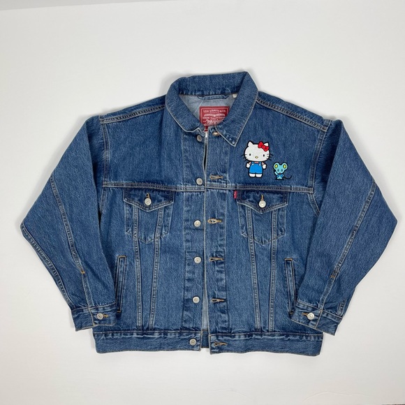 hello kitty levis jacket